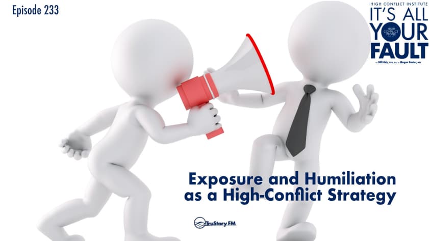 Exposure and Humiliation as a High-Conflict Strategy
