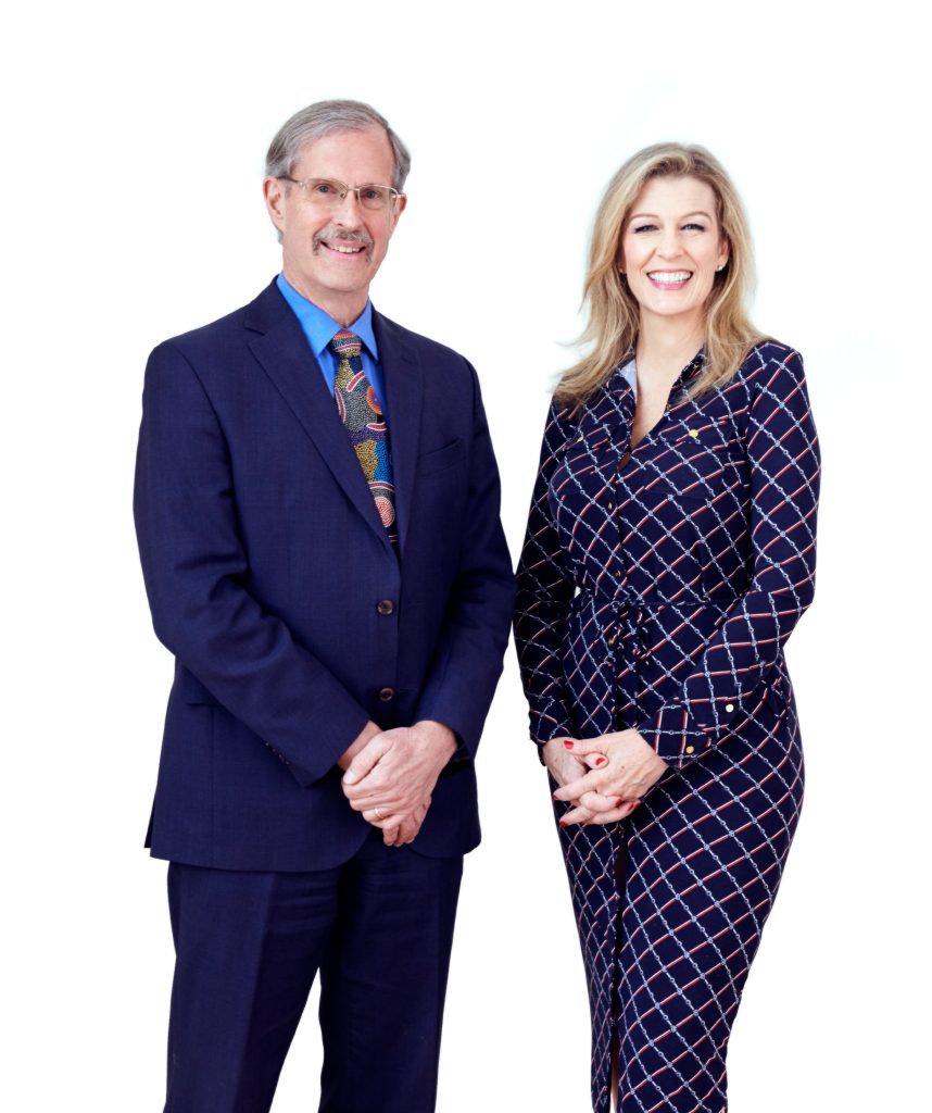 Bill Eddy and Megan Hunter standing together